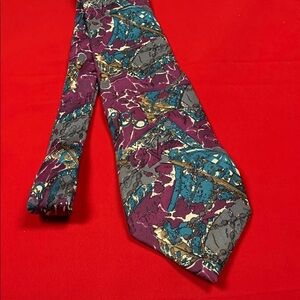 Ty Button vintage silk tie!!